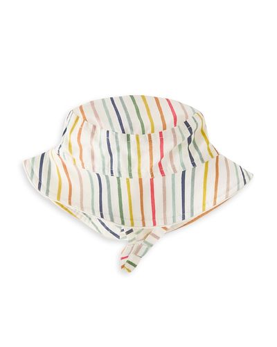 Pehr Pehr Unisex Stripes Away Rainbow Bucket Hat
