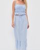 Peixoto Peixoto Amelia Top Cloud Blue Gingham - 5