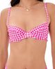 Peixoto Peixoto Brooke Bikini Top Candy Gingham - 1
