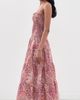 Peixoto Peixoto Clementine Maxi Dress Burgundy Blush - 4