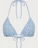Peixoto Peixoto Fifi Bikini Top Blue Breeze Plaid - 2
