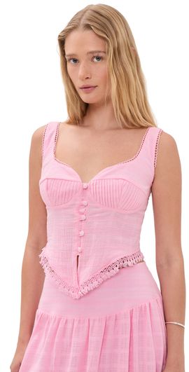 Peixoto Peixoto Lucia Blouse THATCH PINK