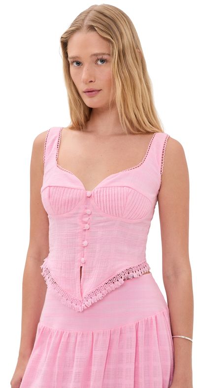 Peixoto Peixoto Lucia Blouse THATCH PINK