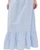 Peixoto Peixoto Riley Maxi Skirt Cloud Blue Gingham - 1