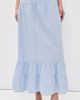 Peixoto Peixoto Riley Maxi Skirt Cloud Blue Gingham - 2