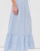 Peixoto Peixoto Riley Maxi Skirt Cloud Blue Gingham - 4
