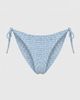 Peixoto Peixoto Tonie Full Bikini Bottoms Blue Breeze Plaid - 2
