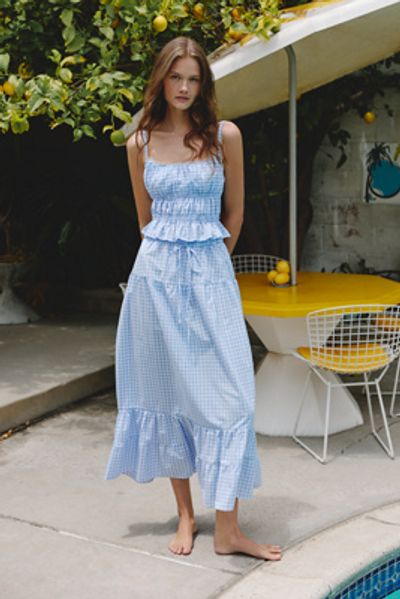 Peixoto Riley Cotton Maxi Skirt