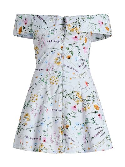 Peixoto Women's Adeline Floral Off-the-Shoulder Minidress