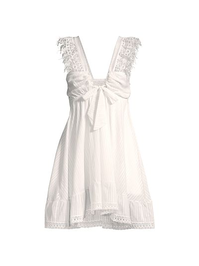 Peixoto Women's Farrah Lace Trim Mini Dress