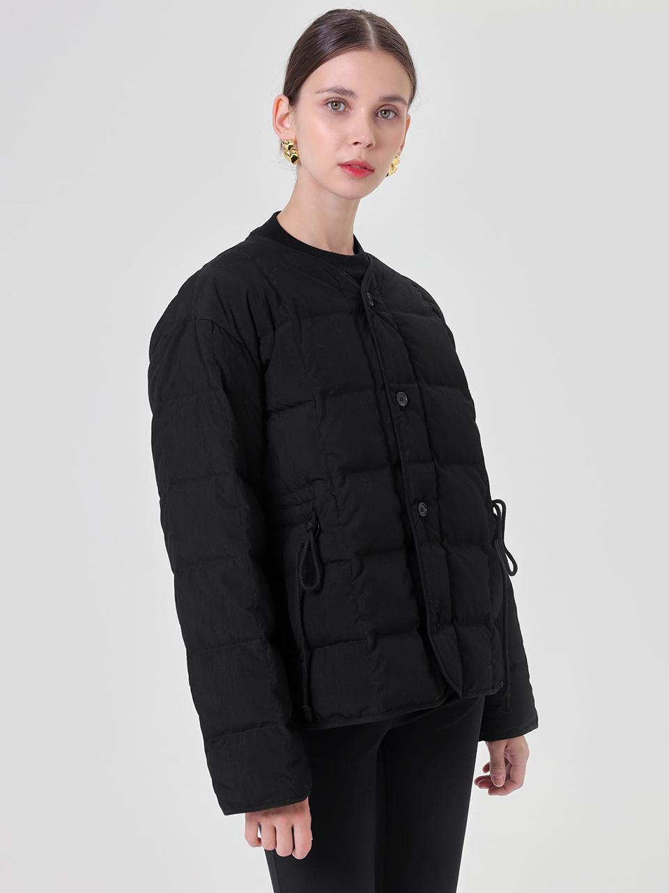 pelote Button Down Padding (Black)