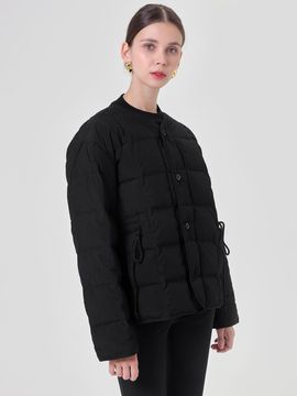 pelote Button Down Padding (Black)