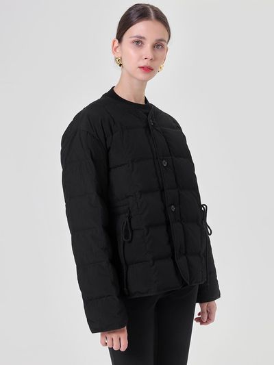 pelote Button Down Padding (Black)