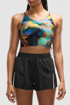 Peloton Peloton PaceForm Longline Laser Perforated Bra