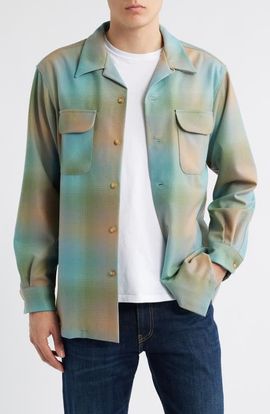 Pendleton Pendleton Board Plaid Lined Wool Button-Up Shirt