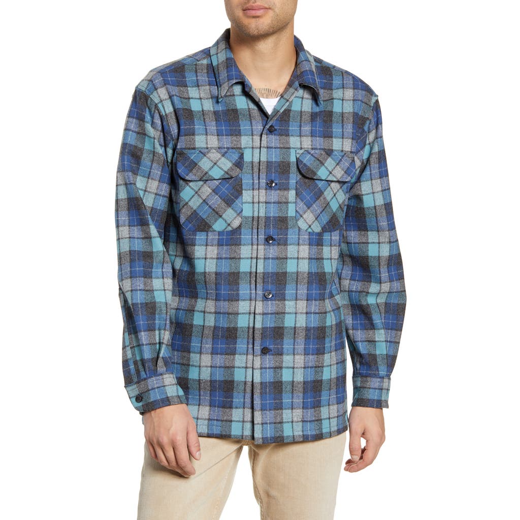 Pendleton Pendleton Board Regular Fit Wool Flannel Shirt
