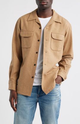 Pendleton Pendleton Board Wool Flannel Button-Up Shirt