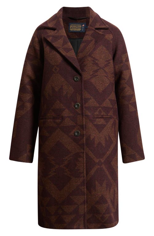 Pendleton Pendleton Jacquard Wool Overcoat