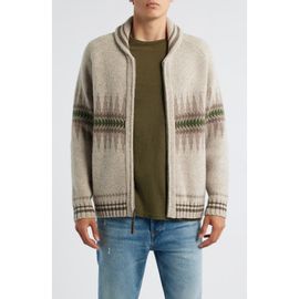 Pendleton Pendleton Sawtooth Buck Lambswool Blend Zip Cardigan