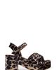 Penelope Chilvers Penelope Chilvers Azalea Leopard Velvet Platform Sandal - 2