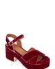 Penelope Chilvers Penelope Chilvers Azalea Velvet Platform Sandal - 1