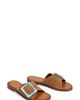 Penelope Chilvers Penelope Chilvers Biarritz Buckle Leather Slide Sandal - 3
