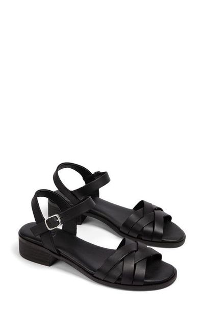 Penelope Chilvers Penelope Chilvers Shepherdess Block Heel Ankle Strap Sandal