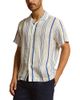 Peninsula Swimwear Peninsula Swimwear Striped Linen Bowling Shirt - 1