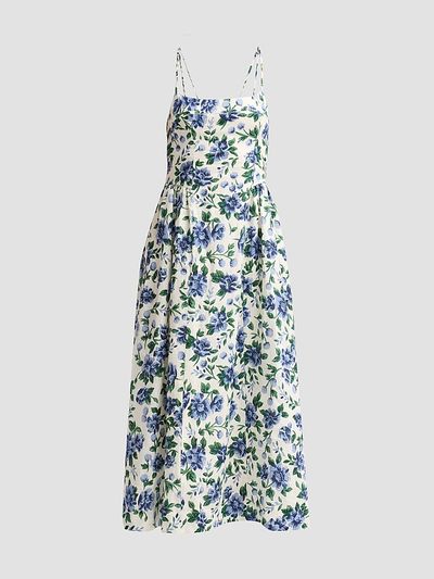 Peony Women's Enamour Floral Linen Midi Dress