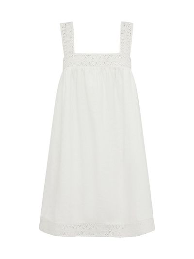Peony Women's Tapestry Broderie Cover-Up Minidress