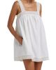 Peony Women's Tapestry Broderie Cover-Up Minidress - 4