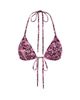 Peony Women's Tapestry Essential Floral String Triangle Bikini Top - 1