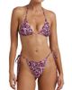 Peony Women's Tapestry Essential Floral String Triangle Bikini Top - 3