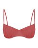 Peony Women's Tapestry Everlasting Ruched Balconette Bikini Top - 1