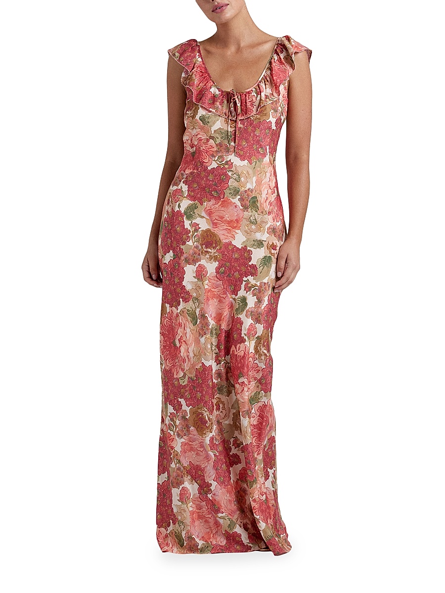 chinese dress ladies Georgie Red Wrap Dress main image 1