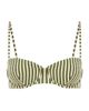Peony Women's Tapestry Lover Striped Balconette Bikini Top - 1