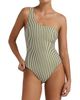 Peony Women's Tapestry One-Shoulder One-Piece Swimsuit - 3
