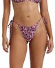 Peony Women's Tapestry Ruched Channel String Bikini Bottom - 3