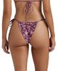 Peony Women's Tapestry Ruched Channel String Bikini Bottom - 4