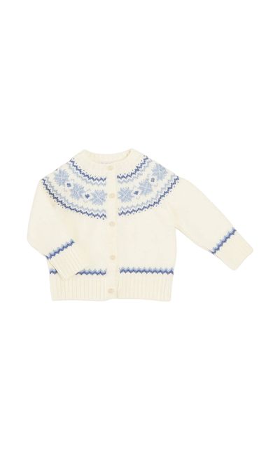 Pepa London Pepa London Kids' Fair Isle Wool Cardigan