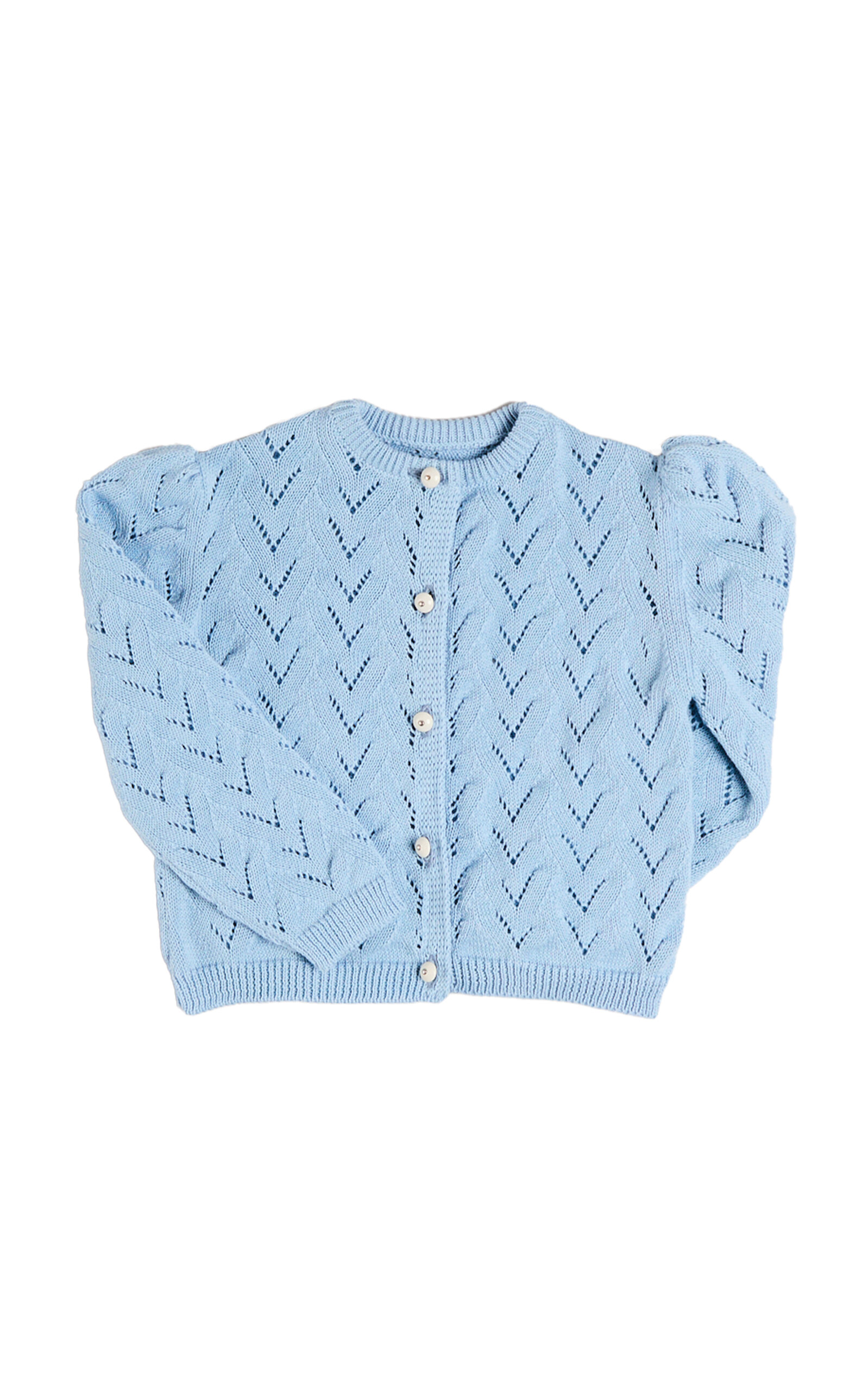 Pepa London Pepa London Kids' Openwork Cotton Cardigan