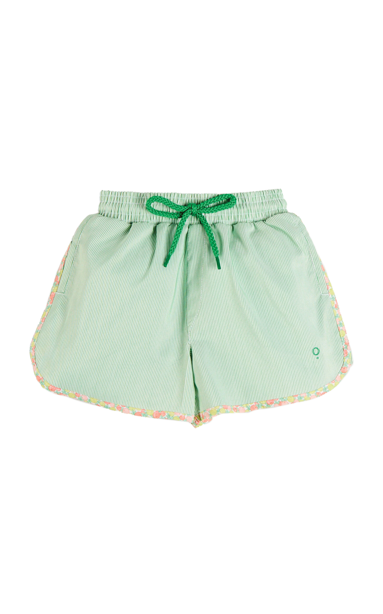 Pepa London Pepa London Kids' Striped Annie Apple Trim Detail Swim Shorts