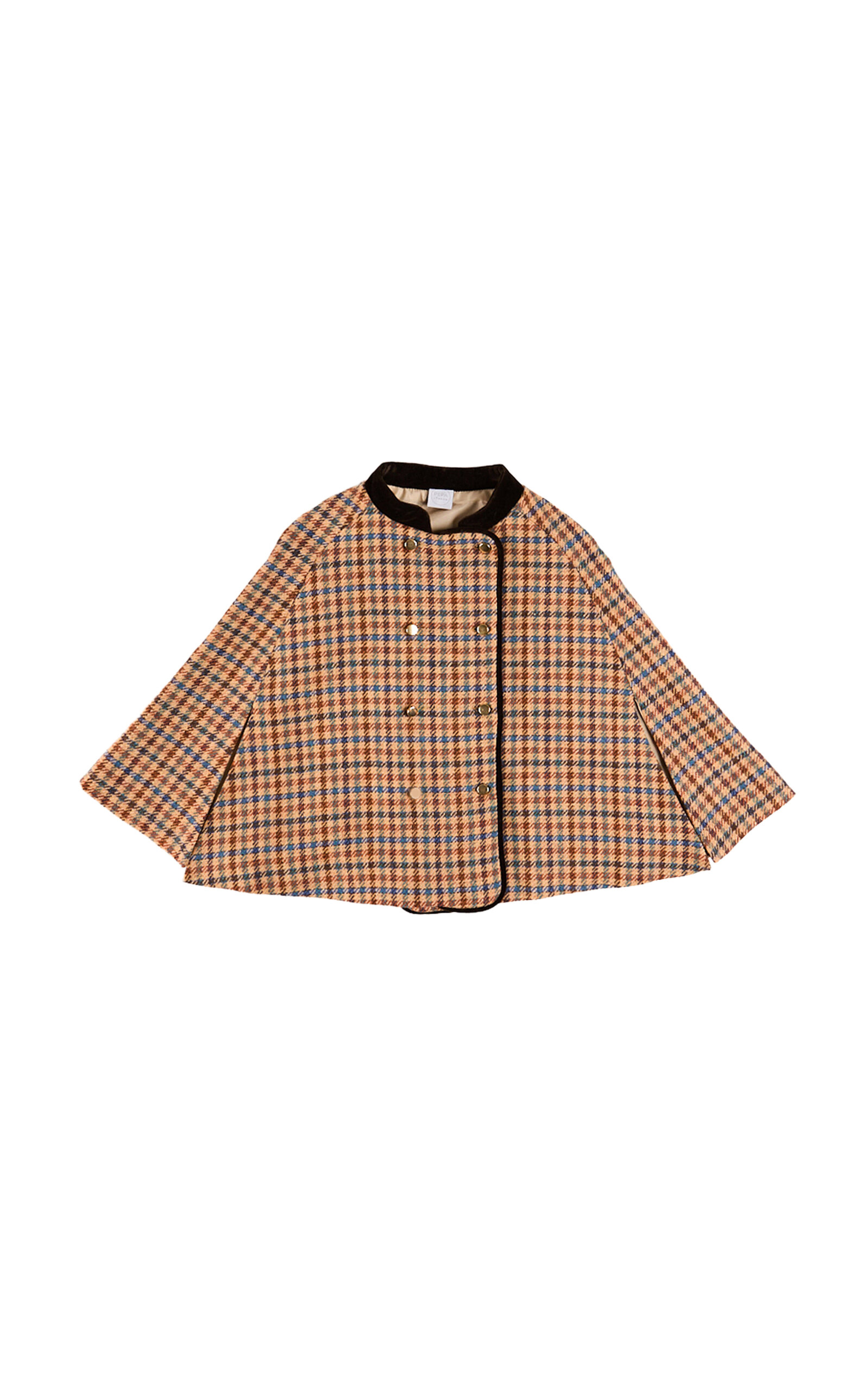 Pepa London Pepa London Kids' Vincent Checked Cape