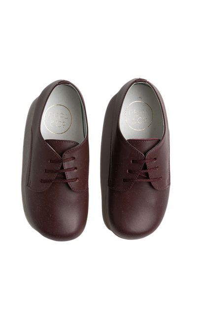 Pepa London Pepa London Leather LaceUp Navy Shoes