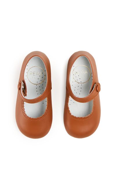 Pepa London Pepa London Leather Mary Jane Baby Shoes