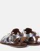 PePe PèPè Alberto floral-appliqué leather sandals - 2
