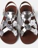 PePe PèPè Alberto floral-appliqué leather sandals - 4