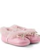 PePe PèPè Baby Shearling-lined leather ballet flats - 1
