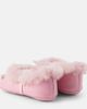 PePe PèPè Baby Shearling-lined leather ballet flats - 2