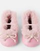 PePe PèPè Baby Shearling-lined leather ballet flats - 4